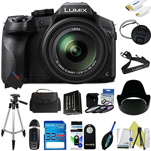 Verschillende goederen perzik dood Panasonic Lumix DMC-FZ300 Digital Camera + Pixi-Basic Accessory Kit -  Walmart.com