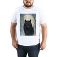thumbnail image 5 of Summer Short Sleeve Tops Crew Neck Shirts For Women WolfPlus Size Tee Shirts, 5 of 5