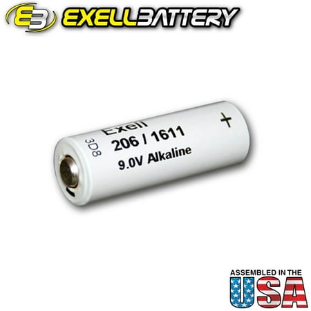 UPC 819891010155 product image for Exell 206A Alkaline 9V 110mAh Battery NEDA 1611 Replaces ER-206, H-7D | upcitemdb.com