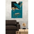 thumbnail image 2 of NHL San Jose Sharks - Logo 14 Wall Poster, 22.375" x 34", 2 of 2