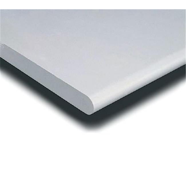 Workbench Top Plastic Laminate Safety Edge, Light Gray, 72" W x 36" D