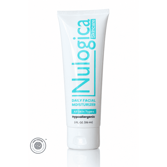 Nulogica Facial Moisturizer | Clean Formula | Water Based | Hypoallergenic | All Skin Types | Moisturizing Cream | Hydrating Moisturizing
