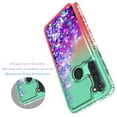 thumbnail image 5 of Samsung Galaxy A21 Phone Case, Liquid Floating Glitter Quicksand Bling with Spot Diamond Cover - Green/Red, 5 of 6