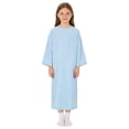 thumbnail image 2 of Moggemol Robe Post-Opératoire pour Enfant, Vêtements Adaptatifs, Robe d'Hôpital Douce et Confortable pour Patient, Bleu Pâle 8, 2 of 7