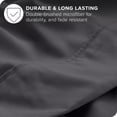thumbnail image 4 of Ivy Union Microfiber Sheet Set - 4-Pieces - Breathable - Deep Pocket, Full XL, Forged Iron Gray, 4 of 6