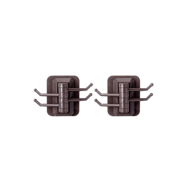 Wmkox8yii Gancho giratorio creativo de cuatro eslabones, toallero de viscosa fuerte, estante de pared para baño, perforación libre y gancho adhesivo sin rastro Wmkox8yii shgfkasgfk147