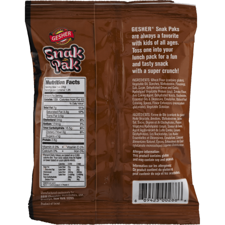 BBM Chocolate Gesher Snak Pak Favorites, 1.25 oz