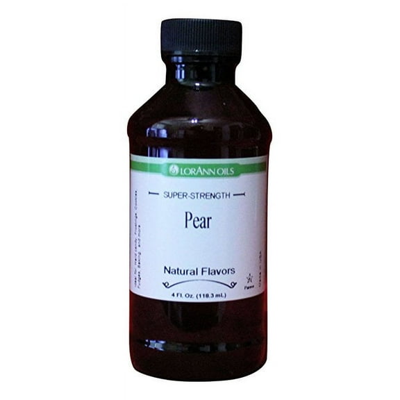 PEAR Flavor LorAnn Hard Candy Flavoring Oil - 4 oz.
