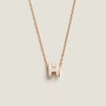 thumbnail image 1 of Mini Pendentif Pop H Hermès Or et Blanc 'H' Collier Pendentif, 1 of 5
