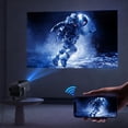 thumbnail image 3 of Smart Android 13 Projector with 1080P LCD Display, Auto TOF Focus & Full Auto Keystone, Amlogic 950X Processor, 2.4G+5G Dual-Band WiFi & BT 4.2, 300 ANSI Lumen LED Light, 30-120 Inch Projection for, 3 of 4