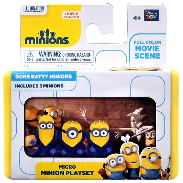 Despicable Me Minions Movie Gone Batty Minions Micro Playset Walmart Com