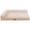 Ivory, variant on Exclusivo Mezcla Orthopedic Dog Bed with Washable Cover, Jacquard Fluff Pet Sofa Bed with 2-Sided Bolsters for Medium Dogs, 36"×24", Black