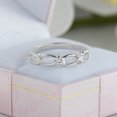 thumbnail image 5 of vylahjewellery Plated White Gold Three Round Stones Elegant Engagement Rings Women’s Promise or Stackable Handmade Jewelry Classic Wedding Band Styles, 5 of 8