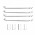 thumbnail image 1 of Sturdy 4/6Pcs Wire Shelving Support Brackets - Easy Install & Versatile Use!, 1 of 7
