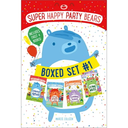 Knock Box Rubber - Super Happy Party Bears Boxed Set #1 : Gnawing Around; Knock Knock on Wood; Staying a Hive; Going Nuts
