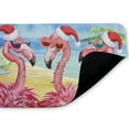 thumbnail image 2 of Stupell Industries Holiday Flamingo Girlfriends Printed Anti-Fatigue Floor Mat, design by Paul Brent, 30"x18", 2 of 9