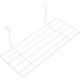 thumbnail image 5 of GOOHOCHY Estante de pared de rejilla: Estante recto de alambre con ganchos - Perchero para paneles de rejilla - Estante de almacenamiento de alambre para organizar espacios, 5 of 8