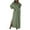 Army Green, variant on Summer Dresses for Womens 2025 Plus Size Fashion Fall Solid Color Short Sleeved V-Neck Slit Loose Dress Without Pockets