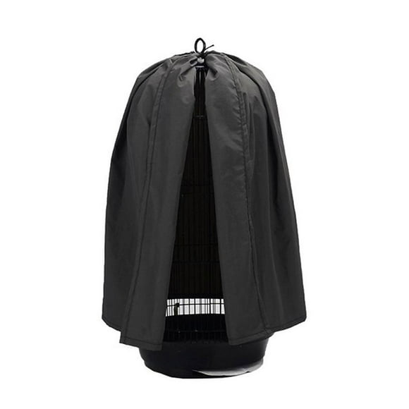 WORGEOUS Cubierta de tela de jaula de mascotas creativa redondo transpirable loro jaula cubierta protección liviana pájaro jaula neta (gris oscuro)