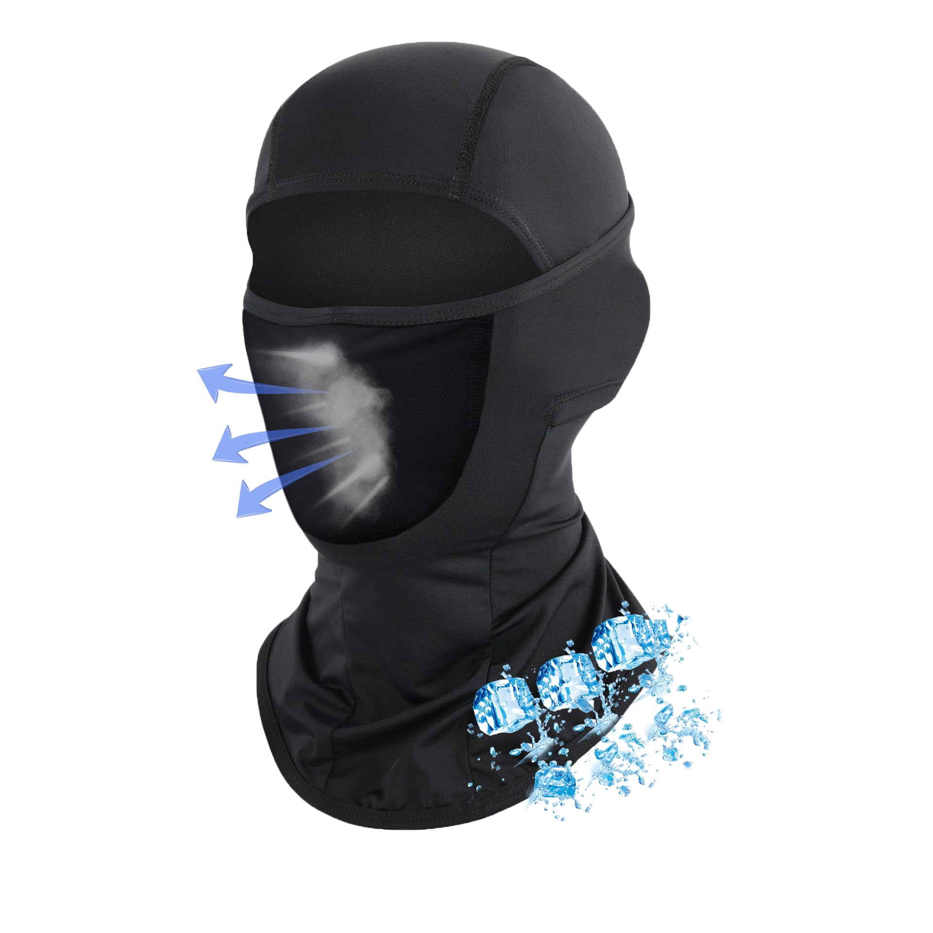 6 Packs Ski Mask Sun Uv Protection Hood Breathable  Balaclava Face For Men Women - Fish