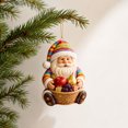 thumbnail image 4 of Christmas Santa Claus Acrylic Ornament, Decorative Hanging Pendant, Xmas Tree Holiday Party Home Decor Gift Use, 4 of 6