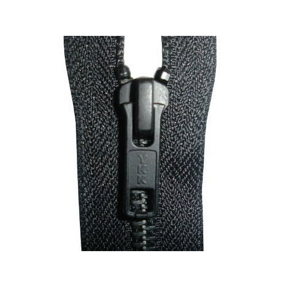 YKK Open End Zip - Black Metal Tooth/Finish - Heavy Duty - Hd-3-6/7/8/9/11/16/17/18/19/20/21/22/23/24/25/26/27/28/29/30/31/32/33/34/35/36/37/38/39/40 Inch (33 Inch (84 Cm)) Black