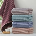 thumbnail image 4 of Nvzi Body Bath Towels - 6 Pcs blue Beach Towels, 70*140cm Soft Coral Fleece Basic Bath Towels, Absorbent Towels & Washcloths for Beach, Pool, Home Bathroom Daily Use, 4 of 4