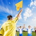 thumbnail image 2 of MasteelfCA 4 Pcs Drapeaux de Signalisation à Main Drapeau d'Arbitre de Match en Acier Inoxydable (Jaune, Rouge, Vert, Blanc), 2 of 8