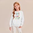 thumbnail image 5 of Alphabet Graphic Pullover Sweatshirt for Children's Long Sleeve Crewneck Top Soft Casual Loose Fit Comfortable Wear, 5 of 5
