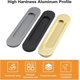 thumbnail image 3 of Juego de 2 Manijas de Puertas Corredizas YONGSHENG de Aleación de Aluminio Negro Mate Autoadhesivas, 3 of 5