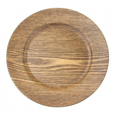 wood charger plates dollar tree