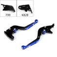 thumbnail image 1 of Adjustable Folding Extendable Brake Clutch Levers For Kawasaki ZX10R/RR/KRT Blue, 1 of 1