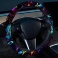 thumbnail image 2 of Note 14.5 Inch Printing PVC Leather Steering Wheel Cover Auto Accessories, 2 of 6