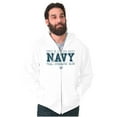 thumbnail image 5 of US Navy Logo Team Strength Value Zip Up Hoodie Men's Women's Brisco Brands S, 5 of 6