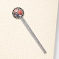 thumbnail image 4 of Coral Elegant Silver Lace-Edged Bookmark: Gift for Book Lovers and Reading Enthusiasts, 4 of 5