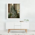 thumbnail image 2 of City Streets from Roosevelt Island Tramway 01 - Manhattan New York Photography White Framed Wall Art Print 30 x 40 inches, 2 of 3