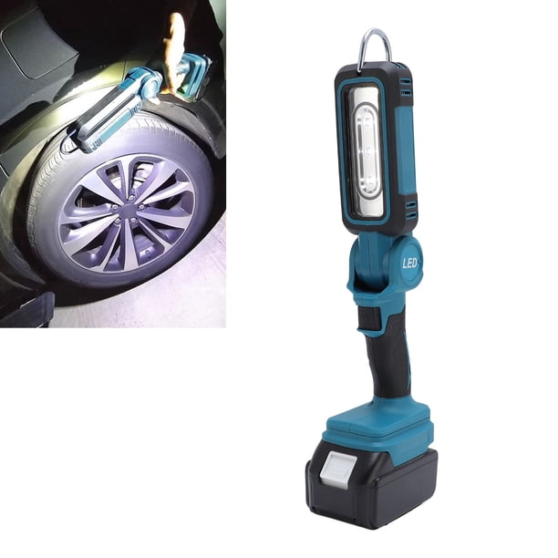Luz De Trabajo LED Inalámbrica, Lámpara De Relleno Versátil Y Segura Luz De Trabajo LED Inalámbrica De Gran Angular Con Gancho De Metal Para Construcción Al Aire Libre