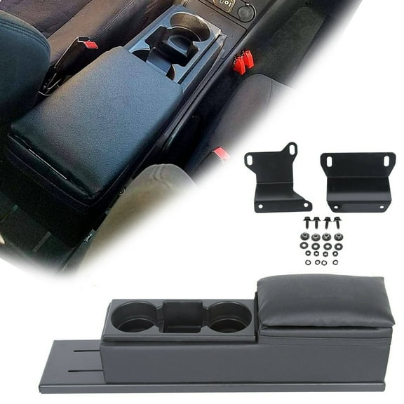 Kojem Center Mini Cup Holder Console Compatible with 2006-2020 Dodge Charger Police | 2005-2007 Dodge Magnum Black Cupholder