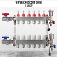 thumbnail image 2 of DMNI 6 Loop PEX Plumbing Manifold - 1" Radiant Floor Manifold - 2 Wire Actuators - 1/2" PEX Adapters, 2 of 5