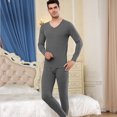 thumbnail image 4 of Minnieouse Camiseta de manga larga, ropa interior térmica de cuello redondo, ropa agradable a la piel, chaqueta interior ligera con Ropa interior Gris claro, 4 of 6