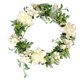 thumbnail image 4 of Naiovety Guirnalda de flores artificiales para puerta TureClos, decoración de simulación, de flores para fiesta de boda, adorno para el guirnaldas blanco 30cm, 4 of 6