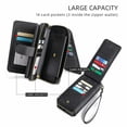 thumbnail image 4 of For Samsung S25 S24 S23 S22 Luxury Leather Zip Wallet Coin Purse Card Flip Case, 4 of 6