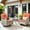 Coarse Orange Red, variant on XIZZI 3-Piece Patio Furniture Set High Back Patio Conversation Chairs Set Outdoor Swivel Glider Rocker Chairs Wicker Outdoor Rocking Swivel Chairs with Side Table for Porch, Dark Gray