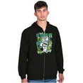 thumbnail image 3 of Popeye Characters Kanji Comic Panel Men Big & Tall Zip Hoodie Brisco Brands 3X, 3 of 5