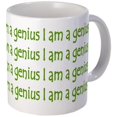 thumbnail image 1 of 11 ounce Mug - I am a genius Mug - S White ", 1 of 3