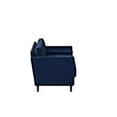 thumbnail image 4 of Hawthorne Collections Cushion Back Mid-Century Fabric Sofa in Navy Blue, 4 of 7