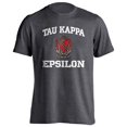thumbnail image 1 of Greek Tau Kappa Epsilon TKE Coat of Arms Retro Distressed Short Sleeve T-Shirt, 1 of 2