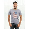 thumbnail image 2 of Usa National Flag Men T-Shirt, Male Large, 2 of 4