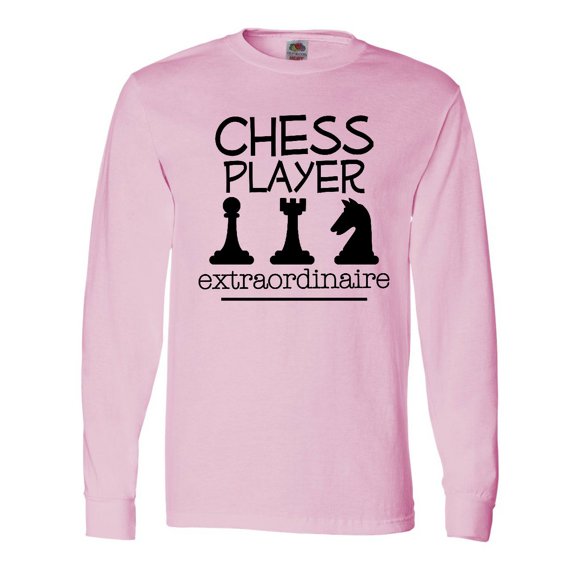 Inktastic Chess Player Game Long Sleeve T-Shirt