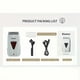 thumbnail image 4 of Kemei Mens High-Powered Rechargeable Beard Trimmer - Precision Reciprocating Blades with Ultra-Fine Mesh Foil - Cordless Convenience - KM-3382 Shaving, 4 of 4